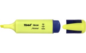 TOMA zakreślacz MISTRAL żółty