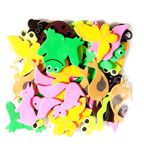 Naklejki z pianki zwierzaki 4, 40szt. KSPI-044