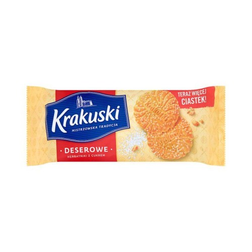 Ciastka kruche z cukrem KRAKUSKI 180g