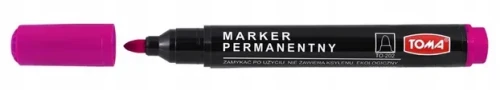 TOMA marker permanentny okrągła końcówka różowy