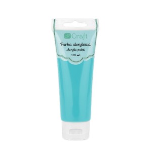 Farba akrylowa 120ml turkusowa DPFA-058