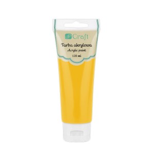 Farba akrylowa 120ml żółta DPFA-051
