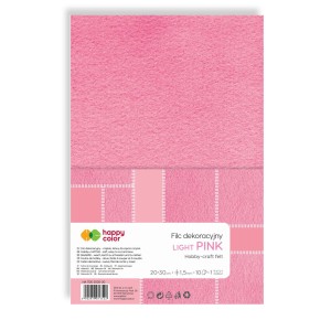 Filc kreatywny A4/1,5mm a'1szt.  różowy