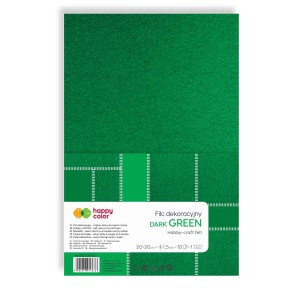 Filc kreatywny A4/1,5mm a'1szt. zielony