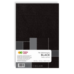 Filc kreatywny A4/1,5mm a'1szt. czarny