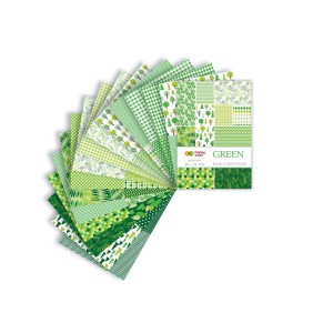 Blok dekoracyjny z motywami A4 HAPPY COLOR GREEN