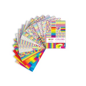 Blok dekoracyjny z motywami A4 HAPPY COLOR COLORS