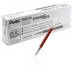 PENTEL wkład do długopisu LR5 czerwony