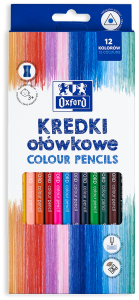 OXFORD kredki ołówkowe 12 kolorów