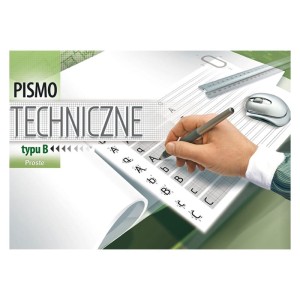 Blok pismo techniczne A4 proste typ B