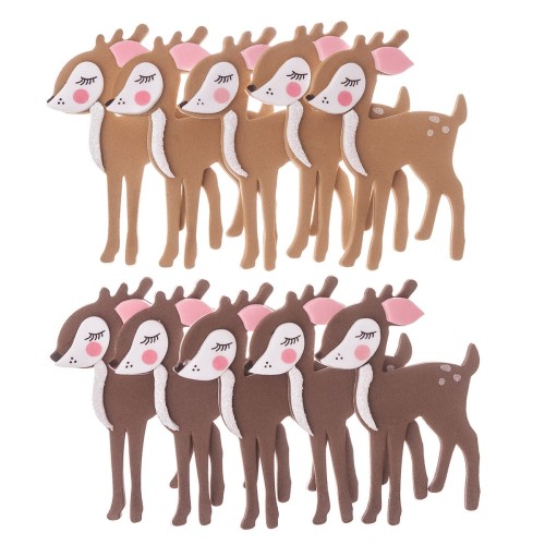 Naklejki z pianki 3D bambi 10szt. KSPI-410