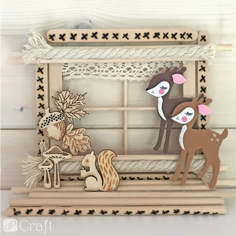 Naklejki z pianki 3D bambi 10szt. KSPI-410