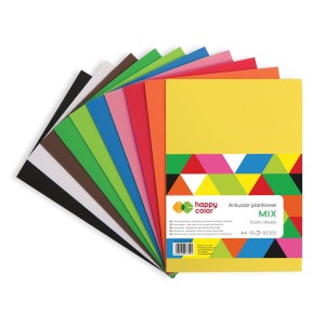 Arkusze piankowe MIX A4 HAPPY COLOR         