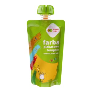 Farba tempera w saszetkach 100ml złota HAPPY COLOR        