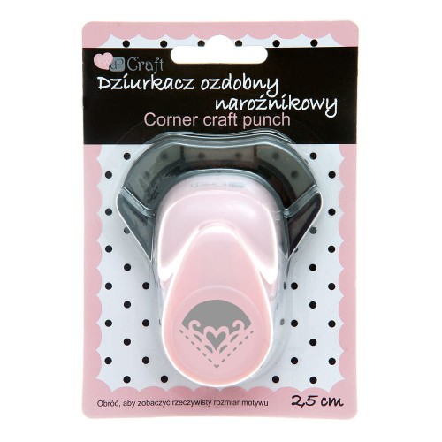 Dziurkacz ozdobny narożnikowy AN-210 Serce