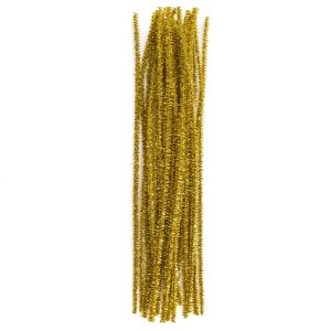 Druciki kreatywne 30cm złote a'25szt.  