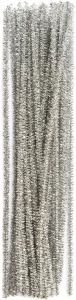 Druciki kreatywne 30cm srebrne a'25szt. 