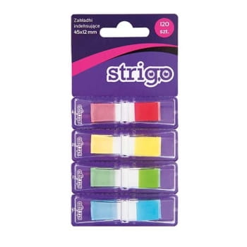 STRIGO zakładki indeksujące 45x12