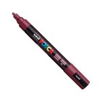 UNI marker POSCA 5M czerwone wino