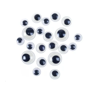 Ruchome oczka samoprzylepne mix świecące KSCO-036