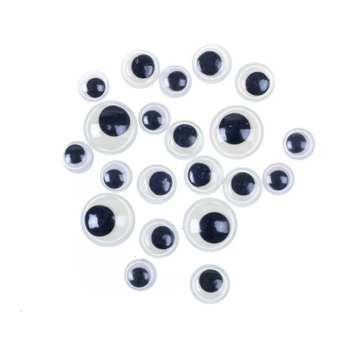 Ruchome oczka samoprzylepne mix świecące KSCO-036