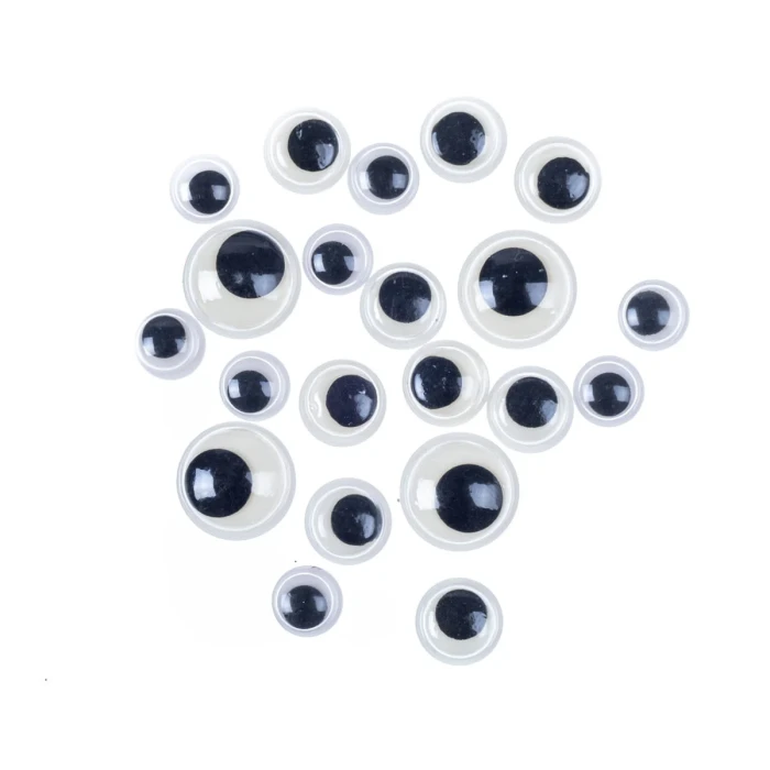 Ruchome oczka samoprzylepne mix świecące KSCO-036