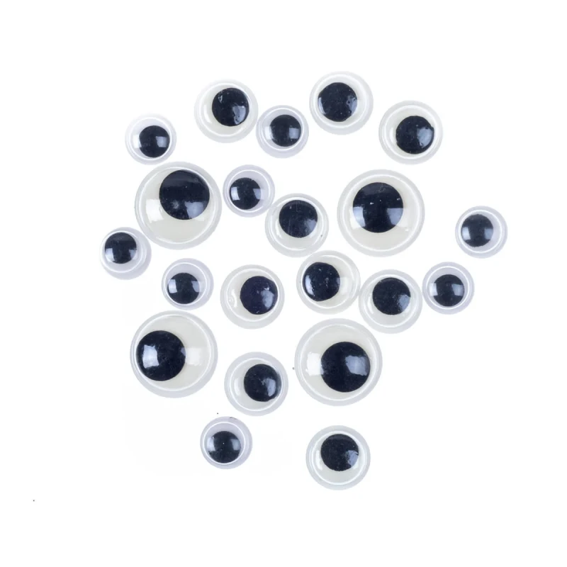 Ruchome oczka samoprzylepne mix świecące KSCO-036