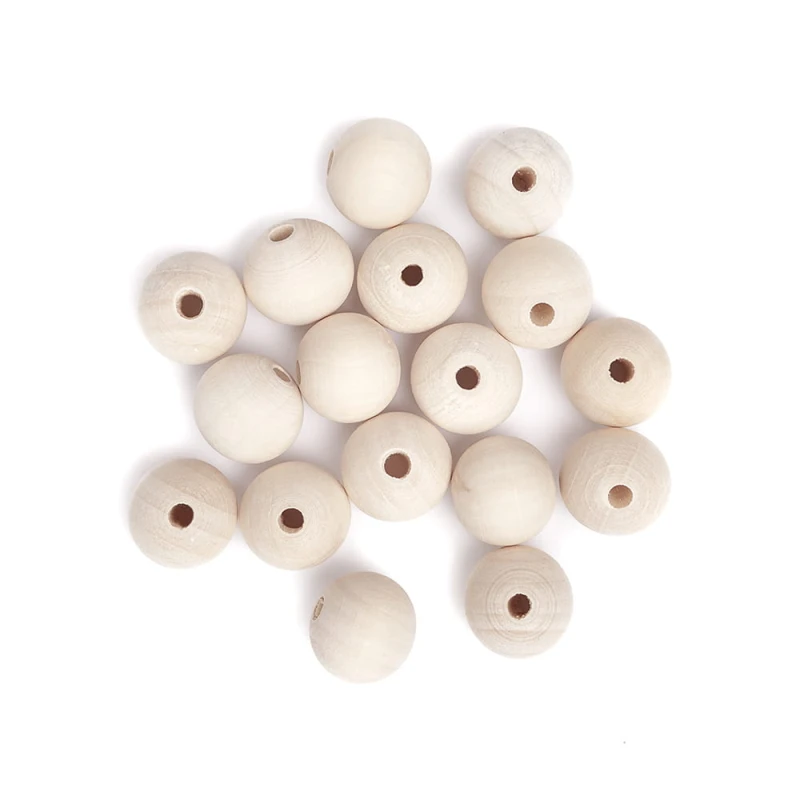Drewniane koraliki kulki 20mm GRKO-104