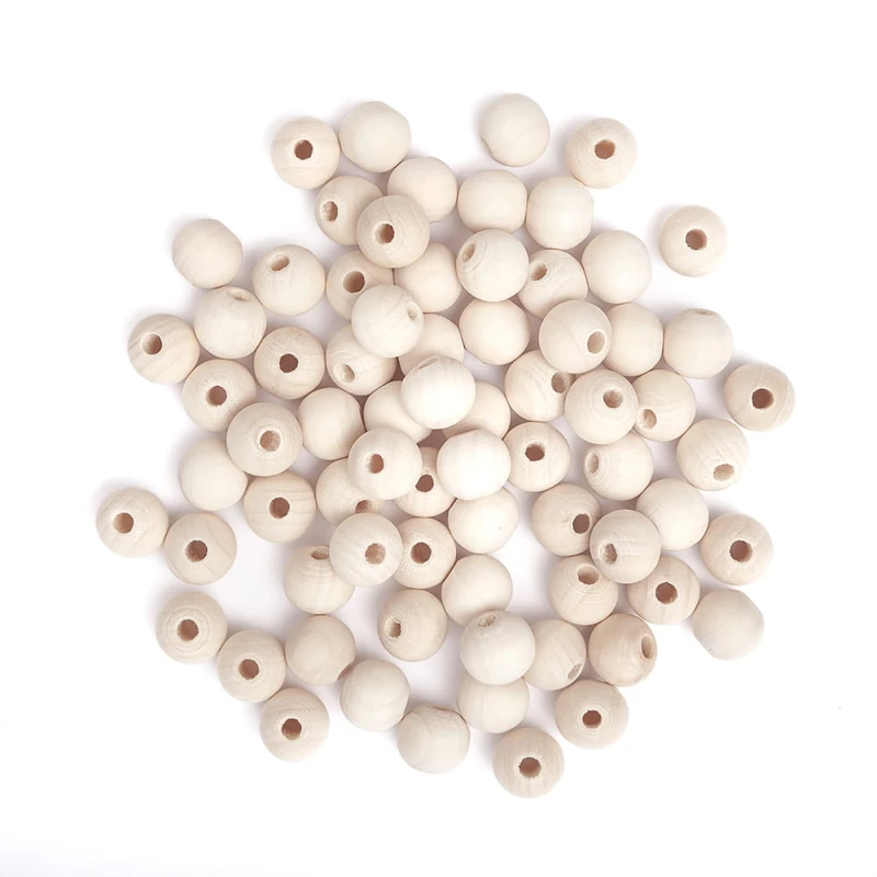 Drewniane koraliki kulki 12mm GRKO-103