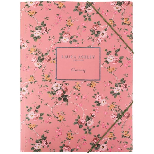 AXENT teczka A4 2-gumki kwiaty