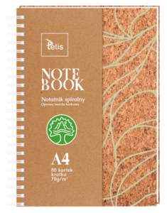 TETIS kołonotatnik korkowy A4/80