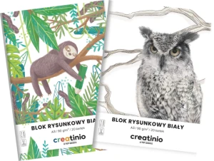 Blok rysunkowy biały A3  CREATINIO TOP 