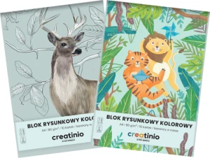 Blok rysunkowy kolorowy A4 CREATINIO TOP 