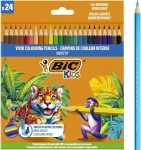 Kredki ołówkowe 24 kol.  BIC SMOOTH ECO 