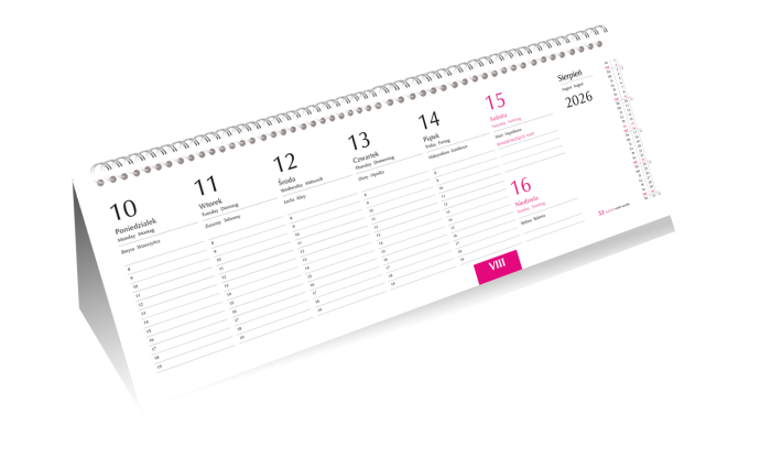 Kalendarz ze spiralką