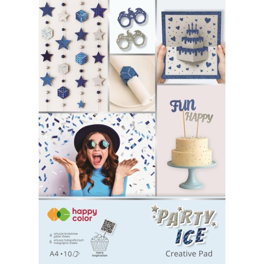 Blok kreatywny A4 HAPPY COLOR PARTY ICE