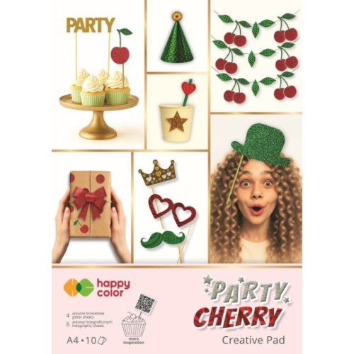 Blok kreatywny A4 HAPPY COLOR PARTY CHERRY