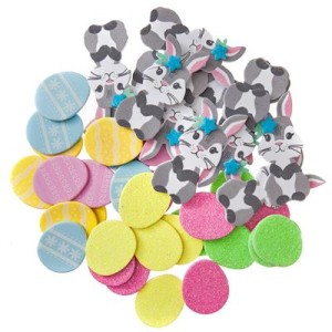 Naklejki z pianki króliczki i pisanki KSPI-420