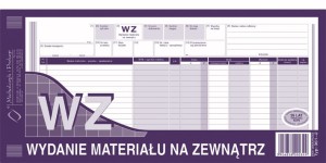 MiP WZ Wydanie materiałów na zewnątrz 2/3 A4