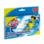 KOMA kredki woskowe trójkątne 12 kolorów 