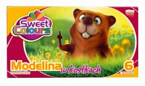 KOMA modelina w kostkach 6 kolorów 
