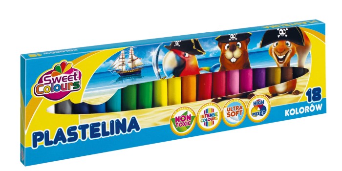 Plastelina 18 kolorów