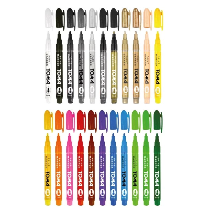 Marker olejny cienki