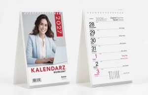 Kalendarz na biurko pionowy tygodniowy O-PRESS