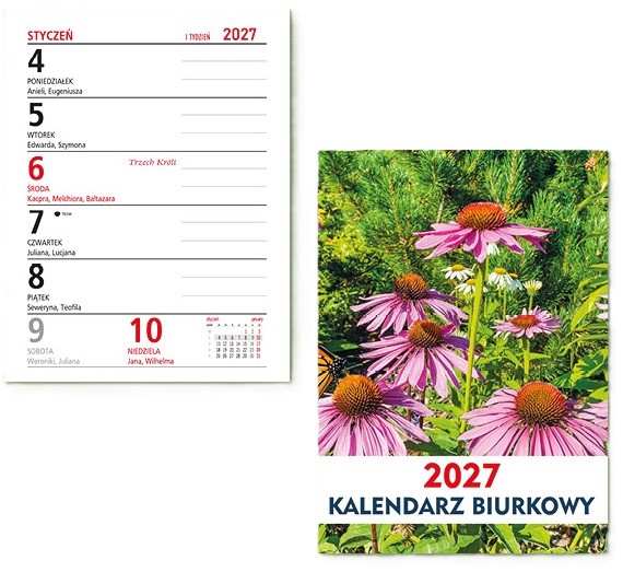 Kalendarz na biurko
