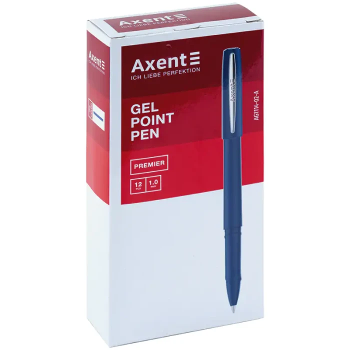 AXENT długopis żelowy niebieski 1,0mm PREMIER