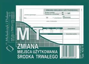 MiP MT Zmiana miejsca użytkowania środka trwałego