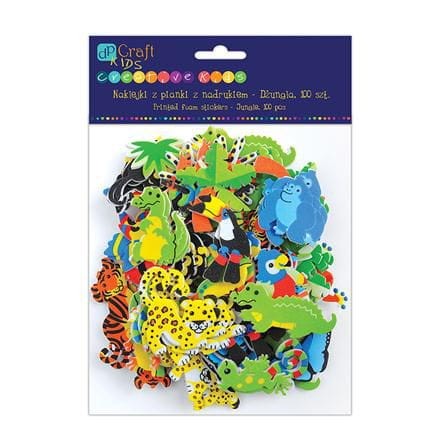 Naklejki z pianki dżungla