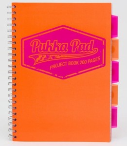 Kołonotatnik PROJECT BOOK NEON A4/200 k. PUKKA