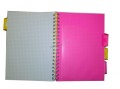 Kołonotatnik PROJECT BOOK NEON A4/200 k. PUKKA